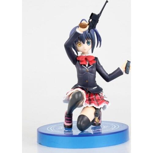 Vogue Anime Chu-2 Chuunibyou Demo Koi Ga Shitai The Evil Eye Kneeling Takanashi Rikka Sexy 15CM PVC Figure Toys