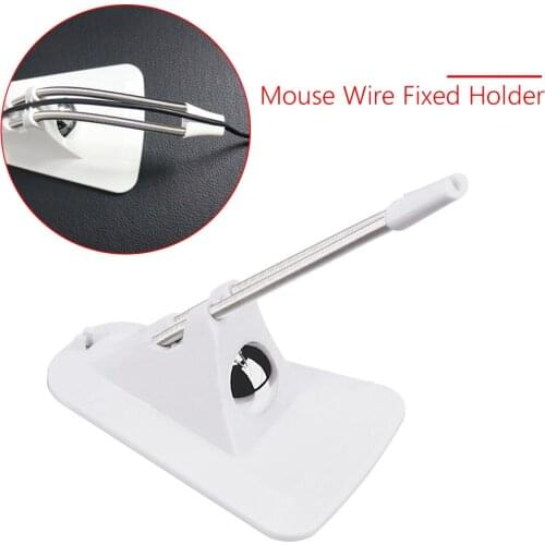 Flexible Mouse Bungee Cable Holder Non-Slip Fixed Desktop Gaming Mice Keyboards Cord Clip Cables Organizer Wire Clamp Winder