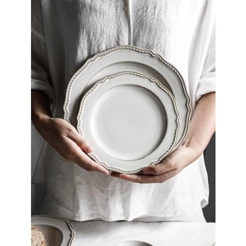 Creative Trending Plate Western Food Plate Household Dinner Plate Steak Tableware Set Combination French Dish