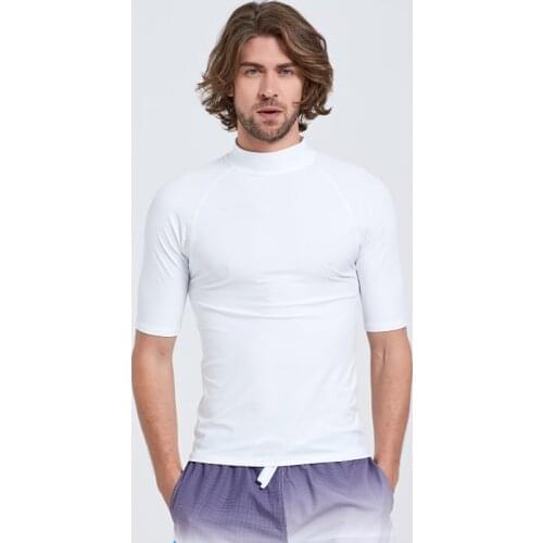 SBART Long Sleeve Men Snorkeling Windsurf Rash Guard Surf Anti-UV Lycra Swim Wetsuit Shirt Diving Tops Swimsuit for Surfing