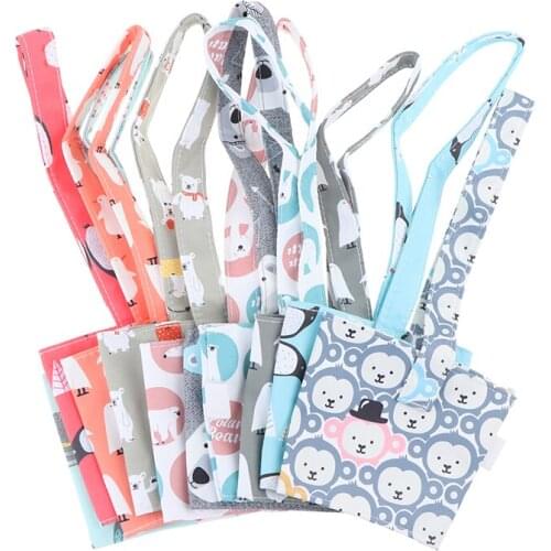 Portable Cup Bag Carrier Pure Cotton Cloth Cup Cover For Milk Tea Juice Lovely Odorless Small Gift Handbag Bottle Covers Holders