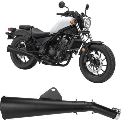 Motorcycle Exhaust Muffler Pipe Slip-on For Honda Rebel 500 300 Slip-on Exhaust Full Systems For Rebel CMX500 300 2017-2020