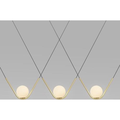 Modern Unique Novelty Pendant Lamps Glass LED Ceiling Home Living Room Dining Room Bedroom Fixtures Lights Chandelier PA0350