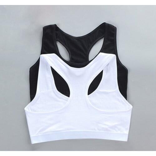 Girls Sport Bra Cotton Training Bra Underwear for Teenage Teen Girl Bra Adolescente Kids Underwear Teen Vest 8-16 Years