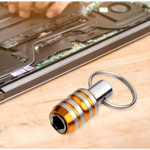 Stainless Steel Drill Bits Screw 1/4 inch Screwdriver Bits Holder Adapter Sleeve for Household Metal Easily Handle Part