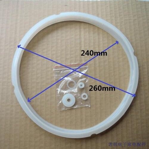 Pressure cooker seal steam seal ring 7 l8l silicone rubber ring electric pot electric pressure cooker accessories