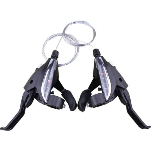 1 Pair MTB Road Mountain Bike Folding Bicycle 3x9 Speed Brake Shifter Levers