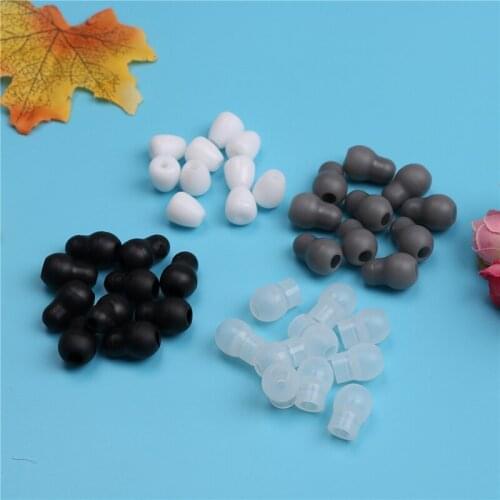 10pcs Silicone Soft Earplugs Comfortable Stethoscope Earplug Eartips Earpieces for Stethoscope 4 Colors
