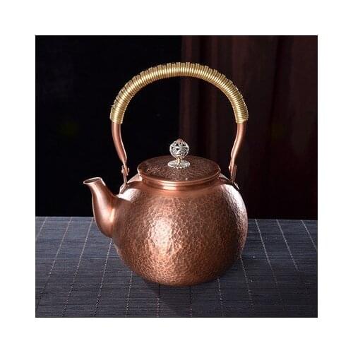 1300ml Hot red copper teapot teapot set household teapot tea set tea maker kettle tea tea set