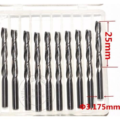 3.175mm*25mm,Freeshipping,CNC wood tools,carbide End Mill,woodworking insert router bit,Tungsten steel milling ,MDF,PVC,Acrylic
