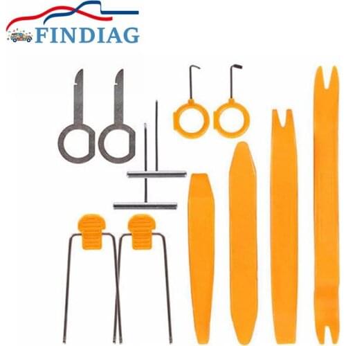 4pcs/lot Automobile Radio Panel Door Clip Trim Dash Removal Installer Pry Repair Tool Set Car Goods Panel Removal Tool Repairing