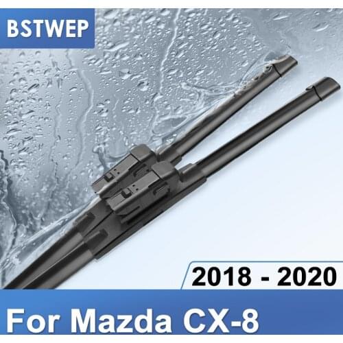 BSTWEP Wiper Blades for Mazda CX-8 ( KG ) Fit Push button Model Year 2018 2019 2020