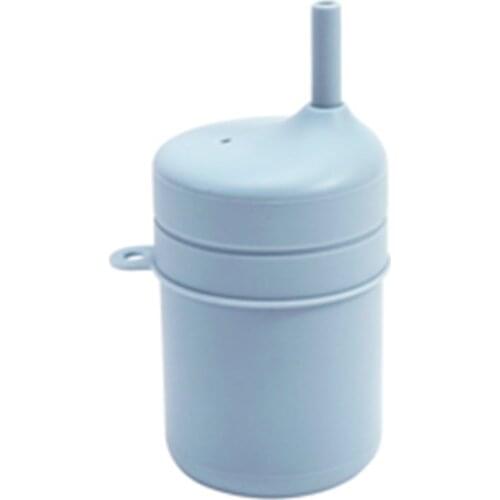 Baby Silicone Water Cups Training Feeding Bottle Solid Drinking Straw Cups for Kids With Lid Straw Leak proof Cup Learning Mug