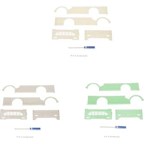 For WPL D12 1/10 RC Car Body Armor Surrounded Kits Decoration Cover Upgrade Parts Accessories