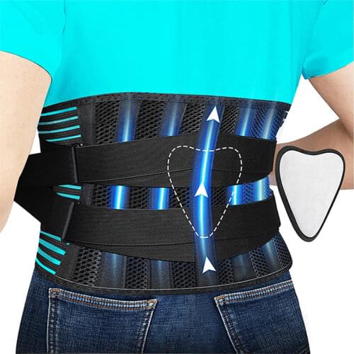 Super Elastic Breathable Mesh Adjustable Orthopedic Posture Corrector Brace Lower Back Waist Trimmer Belt Lumbar Support Belt
