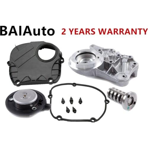 EA888 Camshaft Sensor Bridge Bracket Adjuster Solenoid Valve Upper Cover Set For Audi A4 Q3 For VW Golf Jetta Tiguan 06H103144G