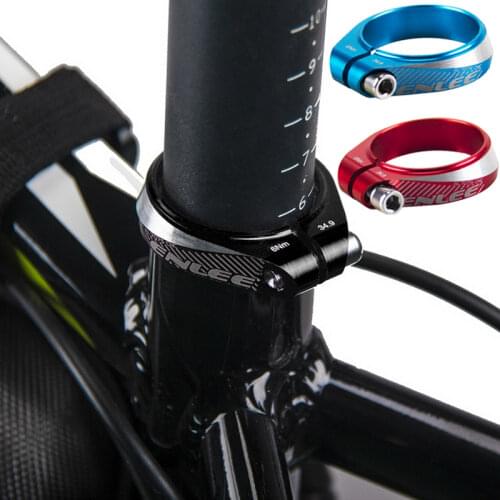ENLEE Bicycle Seatpost Clamp 34.9mm 31.8MM Seat Tube Clamp Aluminium Alloy MTB Road Bike Parts Cycling Seat Post Tube Clip