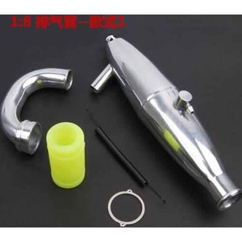 HSP unlimited model car 1/8 1/10 exhaust pipe suitable for ZY SH GO 21 28 engine HSP unlimited model car 1/8 1/10 exhaust pipe