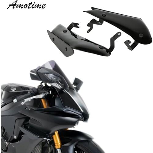 For YAMAHA YZF-R1 YZF R1 2015-2019 Motorcycle Fairing Parts Aerodynamic Wing Kit Fixed Winglet Fairing Wing