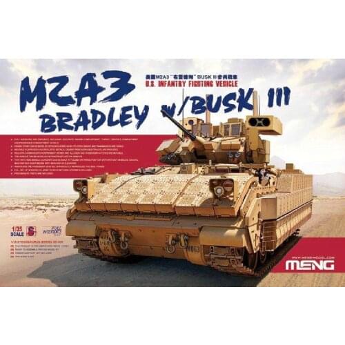 Meng 1/35 Model SS-004 U.S. Infantry Fighting Vehicle M2A3 Bradley w/BUSK III