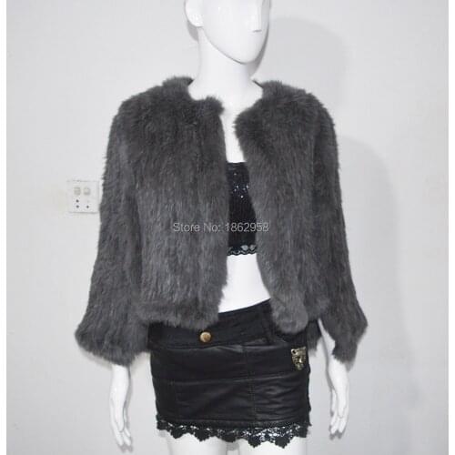 SJ436 Fashion Design 2019 Brazil Cheap Wholesale Dark Grey Women Bolero Warm Fur Stole