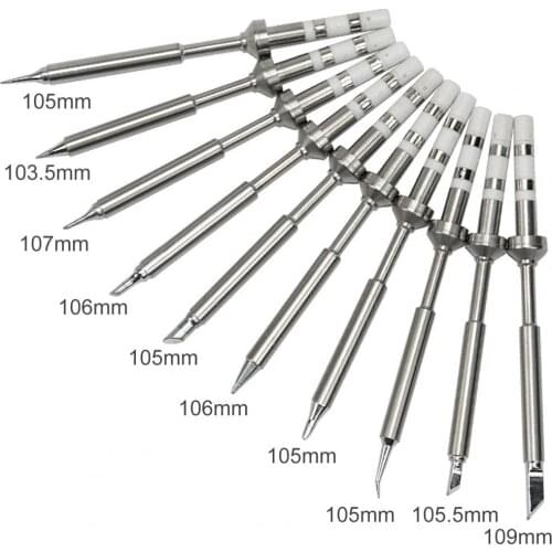 TS K/KU/BC2/C4/D24/B2/I/ILS/C1/JL02 Soldering Iron Tip Internal Fast Heating Replacement Electronic Soldering Tip TS100