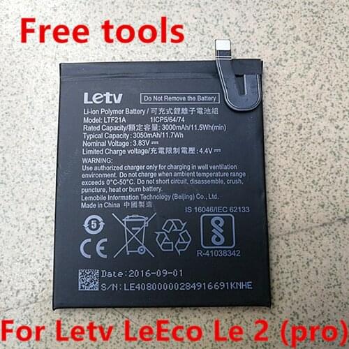 NEW LTH21A Battery For LeEco Letv Le Phone Le MAX 2 5.7 inch X821 X820 Le MAX2 LeMax2 X822 X829 Battery+Free tools