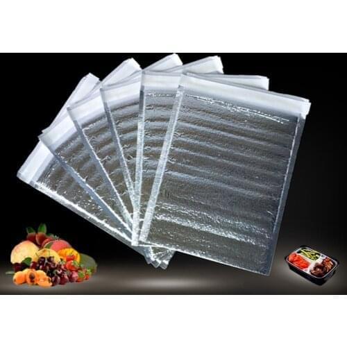 Disposable Food Insulation Bag Thicken with Glue Convenient Packaging Takeaway Thermal Seafood Preservation Aluminum Foil Pouch
