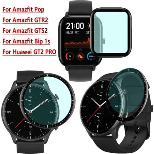HD Clear Tempered Glass Screen For Amazfit Pop/GTR2/GTS2/GTR 2e Protector Anti-Scratch Protective Glass For Mi color sport Film
