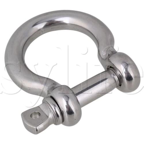 M10 Screw Pin Anchor Bow Shackle Rigging European Style for Chains Wirerope