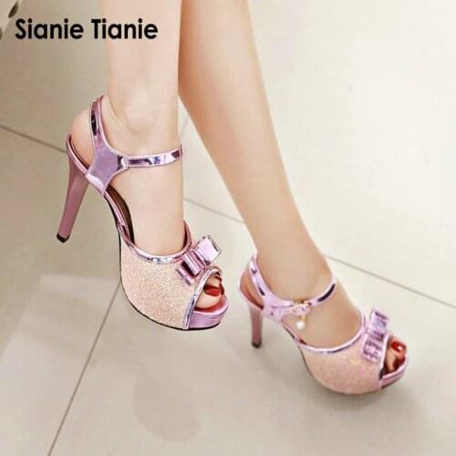 Sianie Tianie Womens High-heeled Shoes