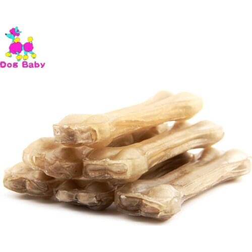 DOGBABY Medium-sized Dog Feeders High quality Buffalo Skins Dog Bite Glue Dogs Bones Dog Molar Rod Clean Teeth Pet Snacks Feeder