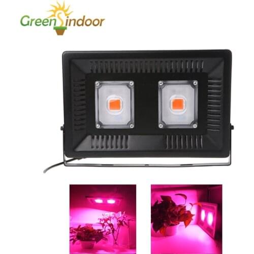 Cob Led Grow Light Full Spectrum Growing Lamp For Plants With Covering Greenhouse Hydroponic Spotlights Seeding Vegetables Fruit