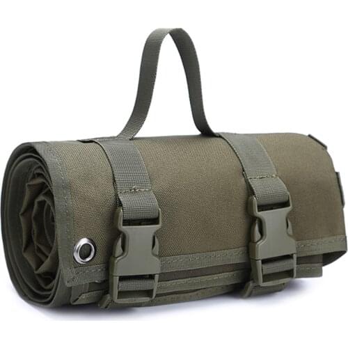 Tactical Lightweight Roll-Up Shooting Mat Non-padded Shooting Accessories Hunting Gun Rifle Cleaning Mat for Shotgun