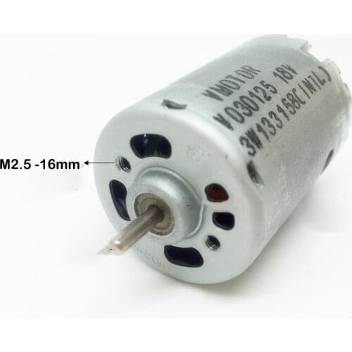 1pcs Micro YFD385-2073-57 Motor DC 12V 18V 24V 20700RPM High Speed Carbon Brush Small 385 Motor DIY Hair Dryer Machine Appliance