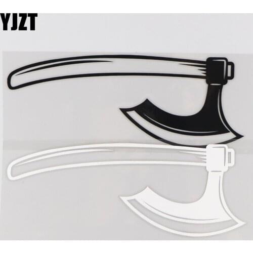 YJZT 17.1CM*6.5CM Axe Personalized Car Sticker Vinyl Applique Decorative Fashion Pattern 1A-0507