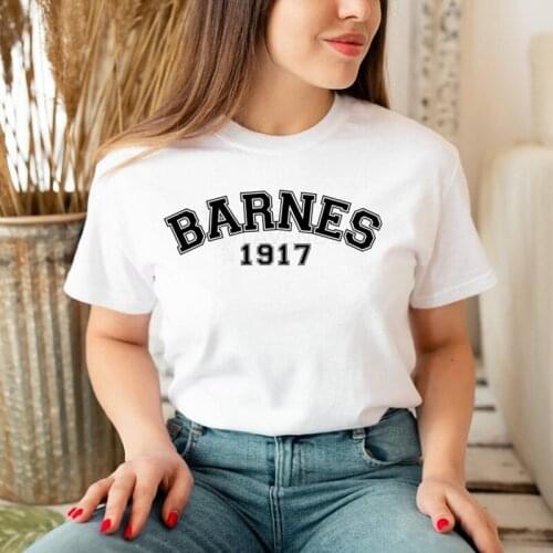 Women Barnes 1917 Shirt Cool Bucky Barnes Women T-shirt Vintage Winter Soldier Shirts Unisex Superhero Tees Cotton Harjauku Top
