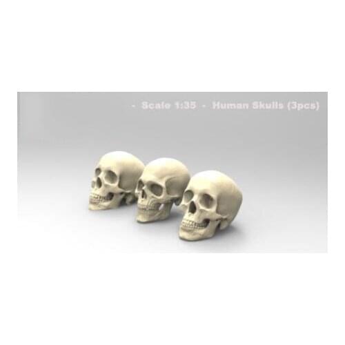 1/35 RESIN Skulls Set modern parts Resin Model Miniature figure Unassembly Unpainted