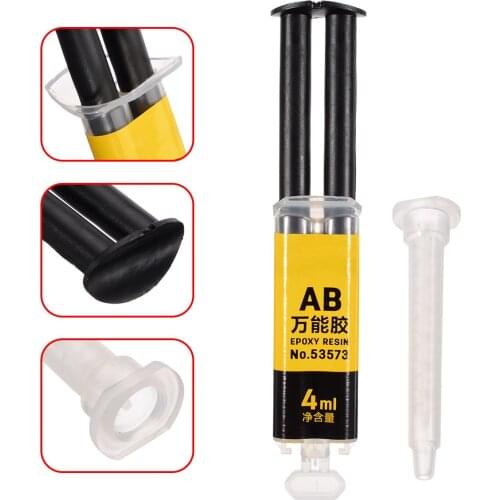 1Pcs 4ML Epoxy Resin AB Glue Strong Adhesive Universal For Repair Ceramics Metal Plastic DIY Wood Multi Tools
