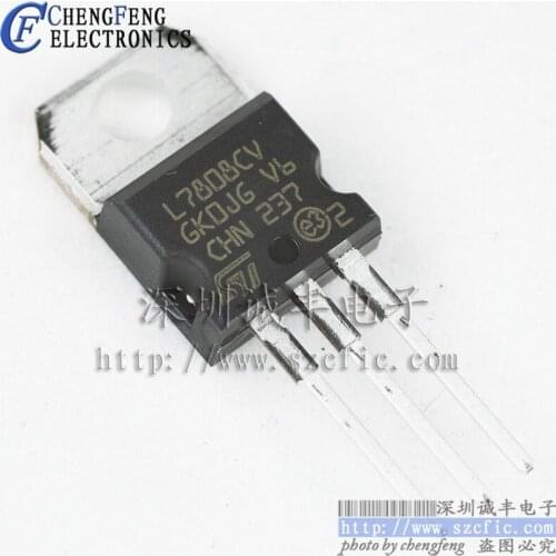 10pieces L7808CV L7808 ST TO-220