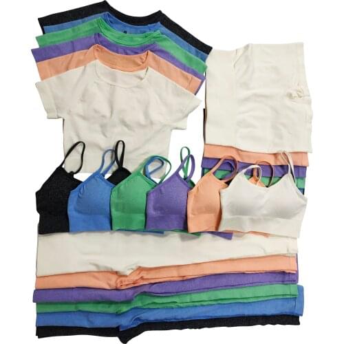 Seamless Yoga Set sportswear Gym Clothing Workout Clothes Womens Tracksuit Gym Set High Waist Sport Outfit Yoga Fitness Suit