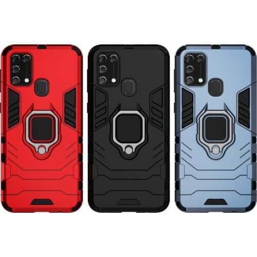 Phone Holder Finger Ring Case For Samsung M31 Magnetic Armor Cover on the for Samsung Galaxy M31 SM-M315F/DS(N) M 31 6.4'' Capa