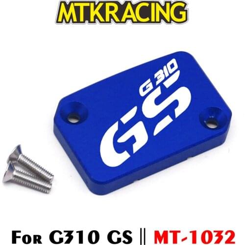 FOR BMW G310GS G310 GS G 310 GS 2017-2018 CNC Aluminum Motorcycle Brake Fluid Fuel Reservoir Tank Cap Cover