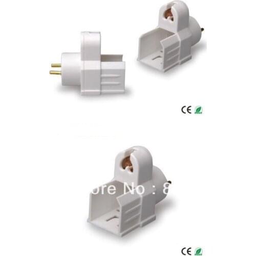 Fluorescent T8 to T5 endcap converter, 28W Lamp base converter, T8 Lamp Holder to T5 lamp Base converter, lamp holder converter