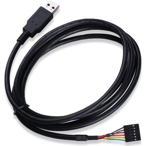 USB to TTL Serial UART Converter Cable FT232r usb to 3.3v TTL-232R-3V3 6 Way Header TTL-232R-5V Works with Galileo Gen2 Board