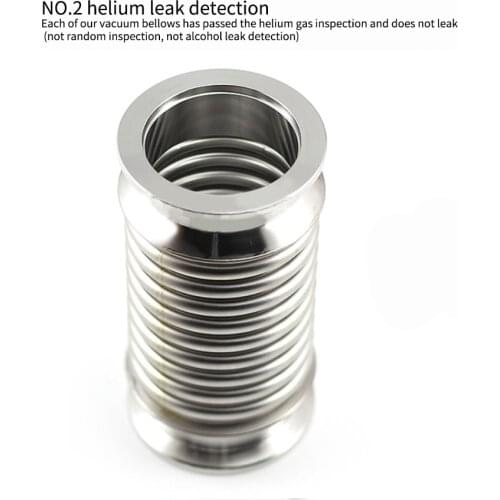 KF40 Bellows Flexible Hose tube (100mm) Vacuum Flanges Fitting SS304 Stainless Steel 304