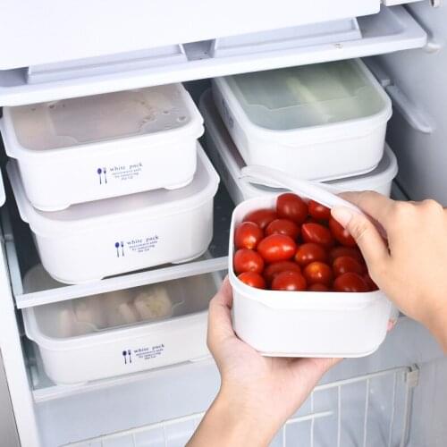 Food Luch Box Food Storage Container Plastic Bento Fresh-Keeping Box Food Preservation Refrigerator Organizer контейнер для еды