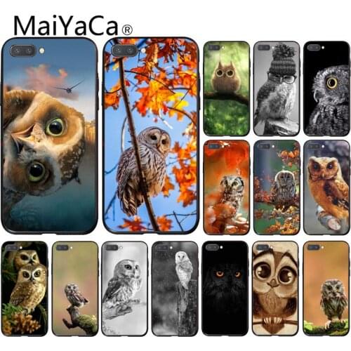 Maiyaca Animal Owl Phone Case for Huawei Honor 8X 9 10 20 Lite 7A Pro 7C 10i 9X Pro Play 8C