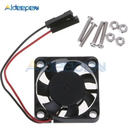ABS Mini Cooling Fan Heat Sink For Raspberry Pi 3/2/B+ Model Computer 3.3V/5V
