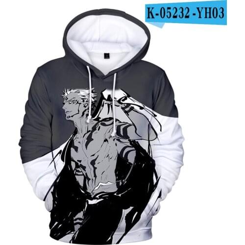 New Anime BLEACH 3D Printed Hoodies Boys/girls Long Sleeve Casual Hooded Sweatshirts Teenage Streetwear Clothes Bleach Tops